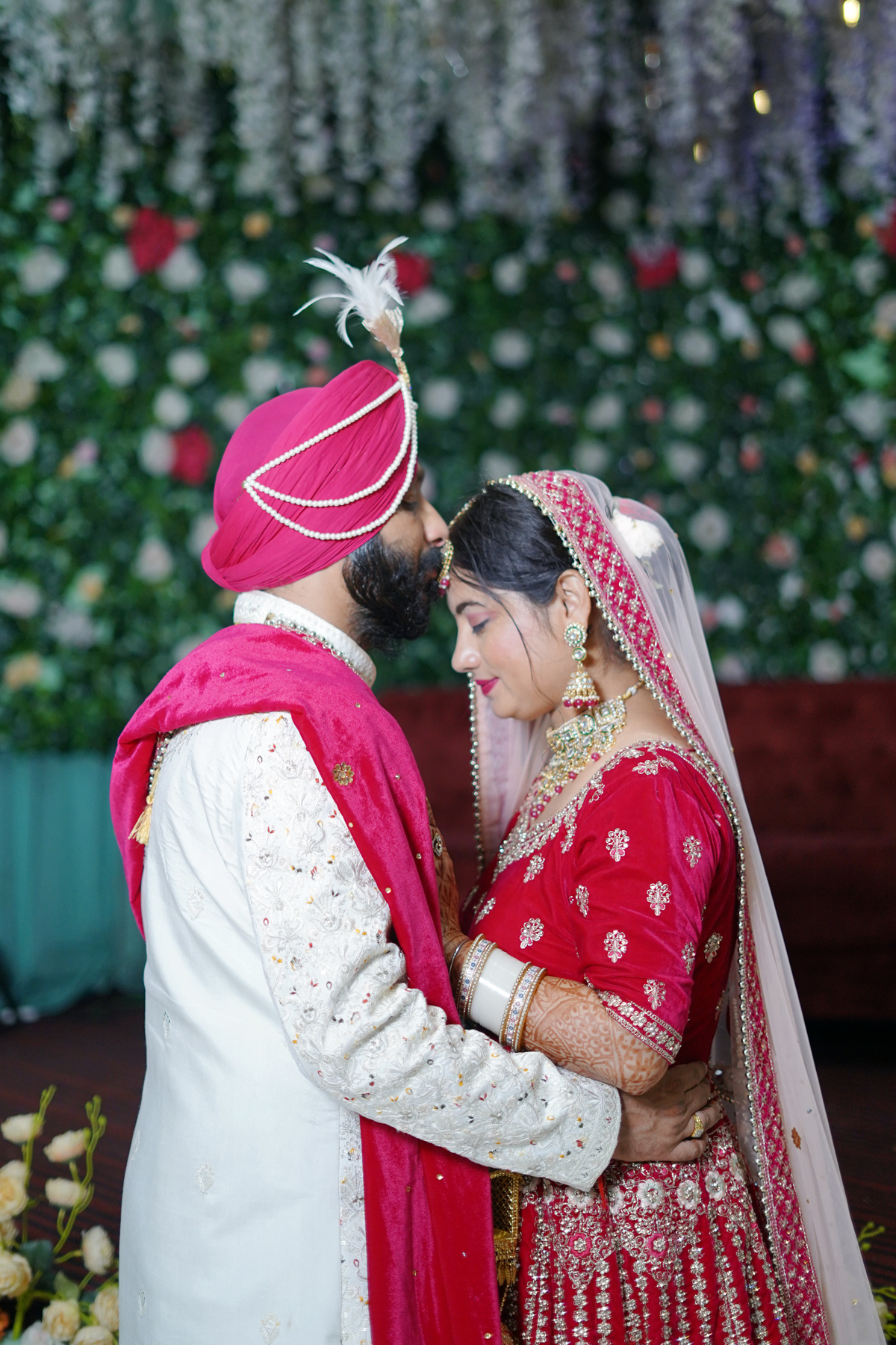 Punjabi wedding couple